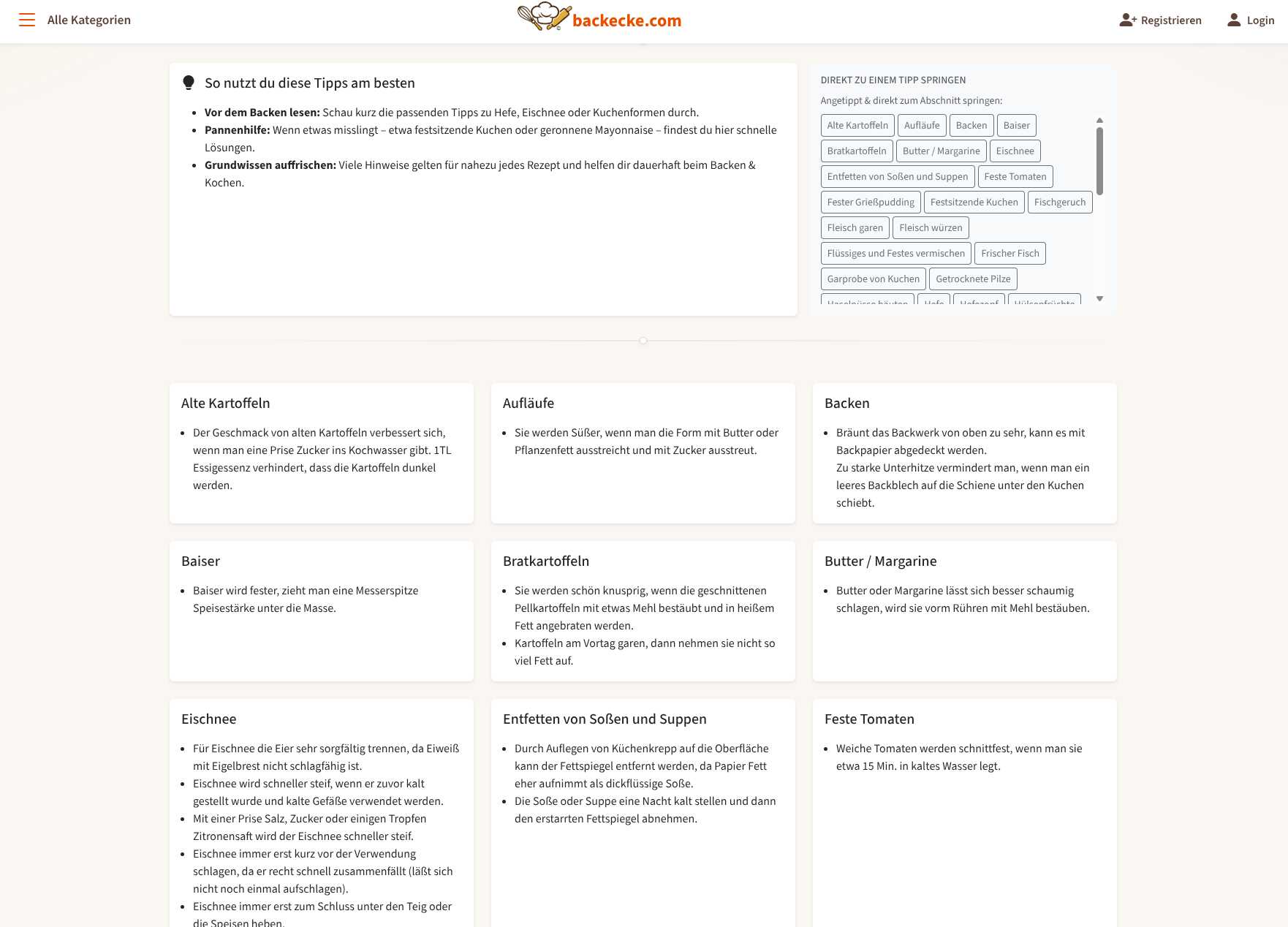 Backecke – Fotos 2